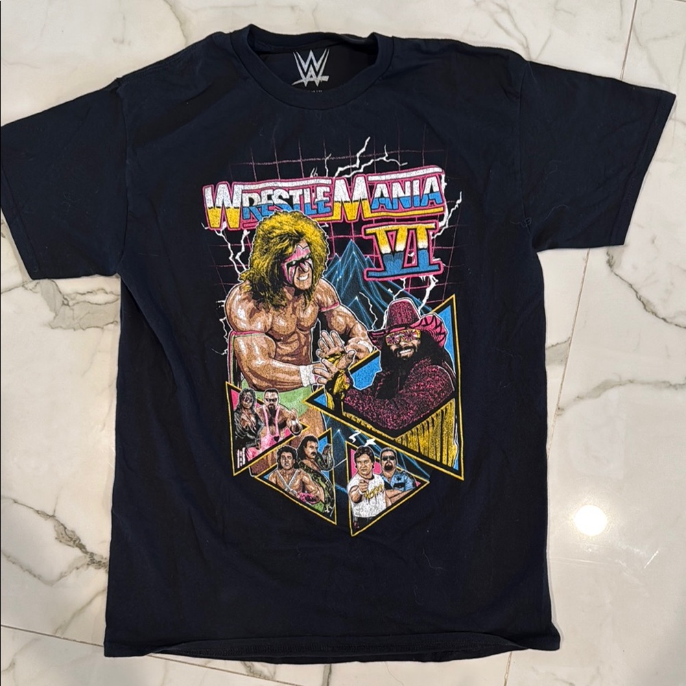 WrestleMania VI Black T-Shirt